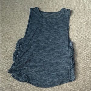 Grey lululemon tank top